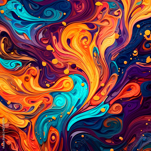 splash in the water wallpaper created with Generative Ai
