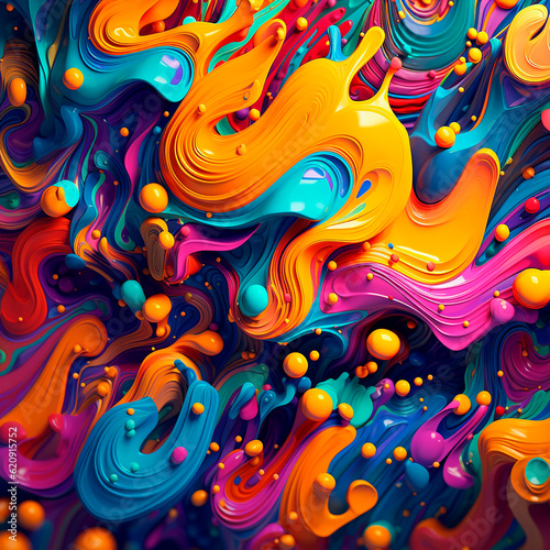 splash in the water wallpaper created with Generative Ai