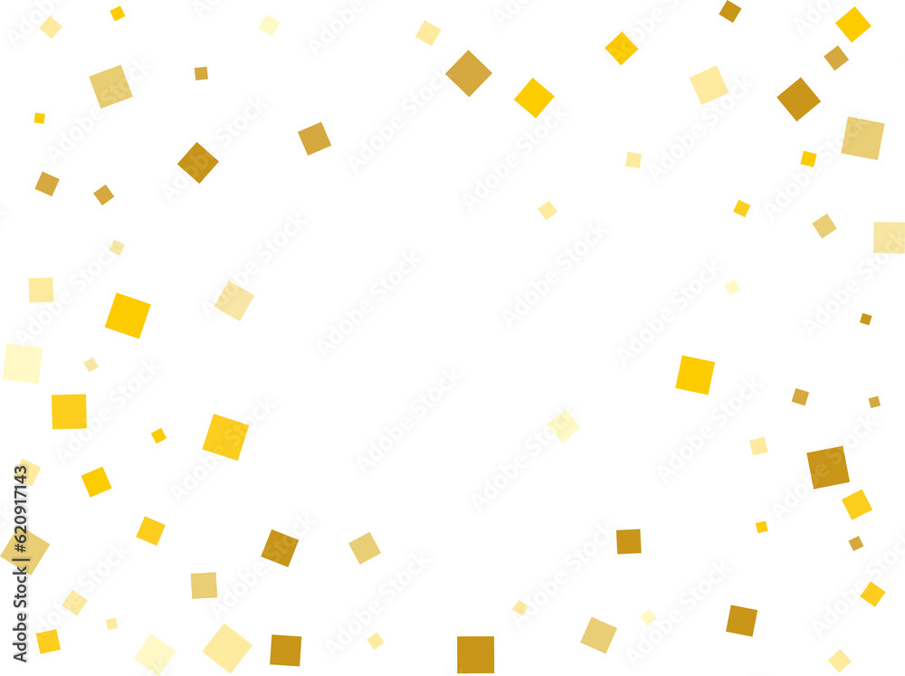 Golden Squares Confetti Golden Squares Confetti