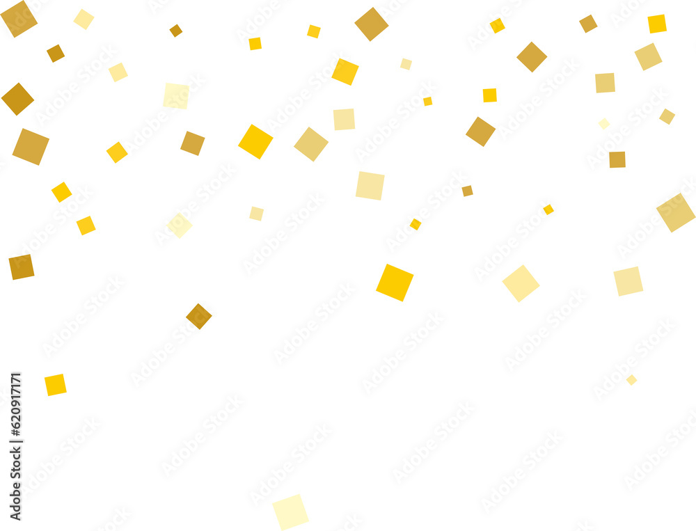 Golden Squares Confetti Golden Squares Confetti