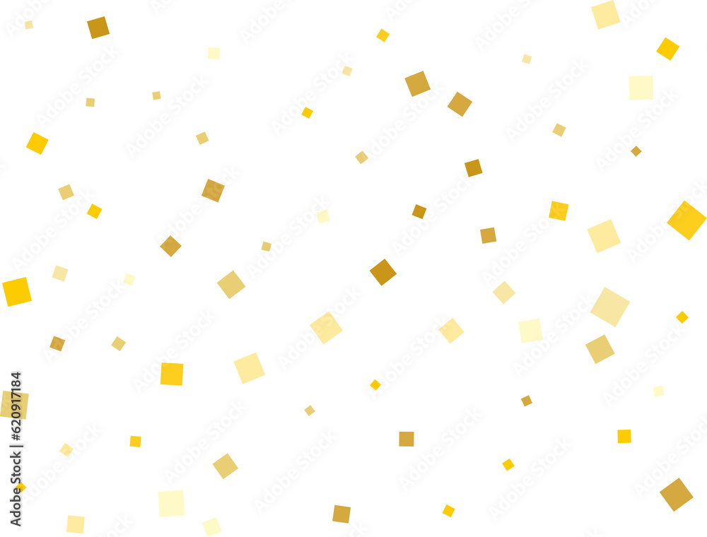 Golden Squares Confetti Golden Squares Confetti