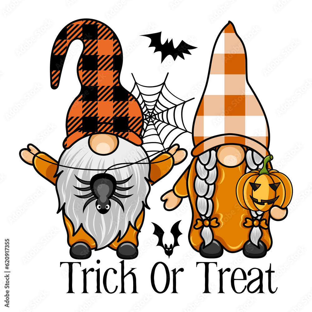Halloween Gnome Sublimation PNG Design