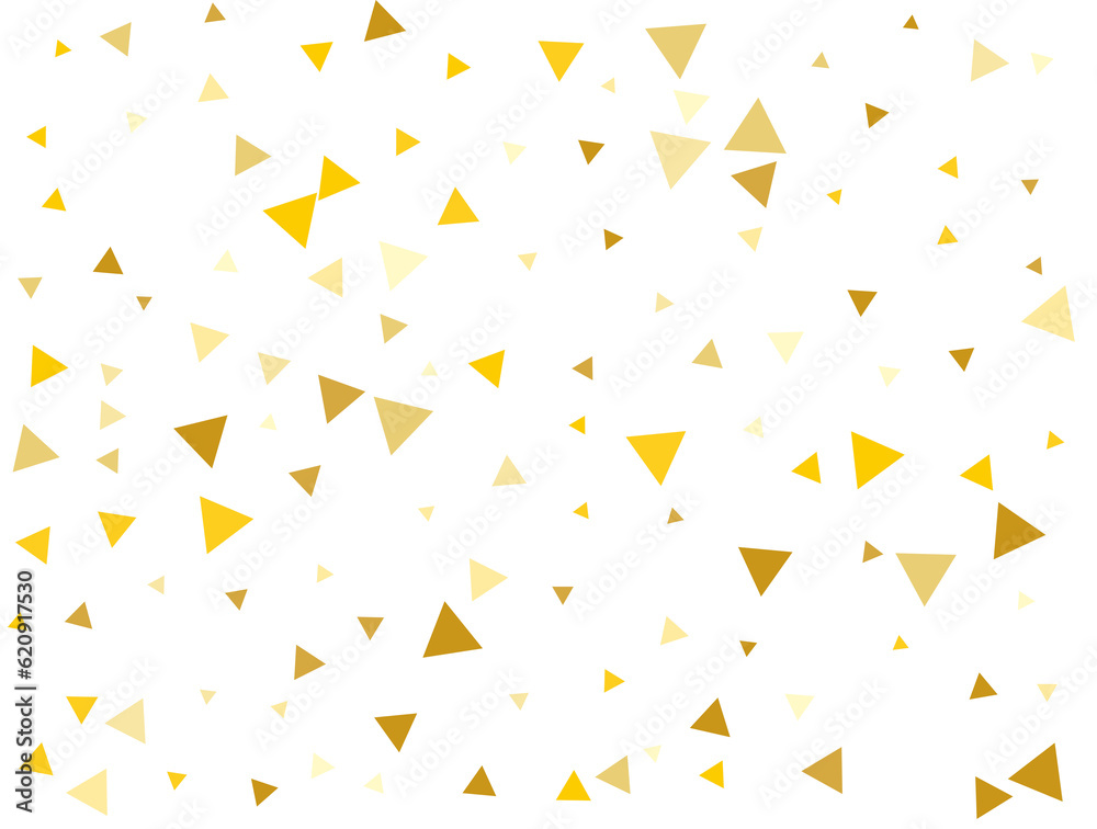 Golden Triangular Confetti Golden Triangular Confetti