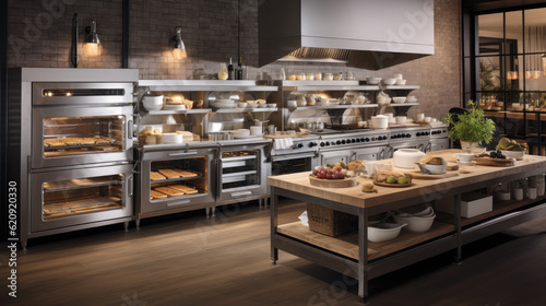 Crafted with Care: A Stylish Bakery Kitchen Inspiring Culinary Mastery © madango