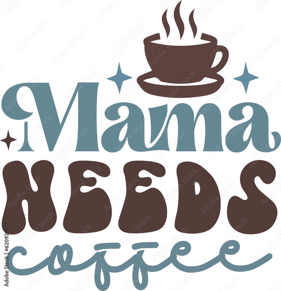 Retro Coffee SVG Design File Retro Coffee SVG Design File