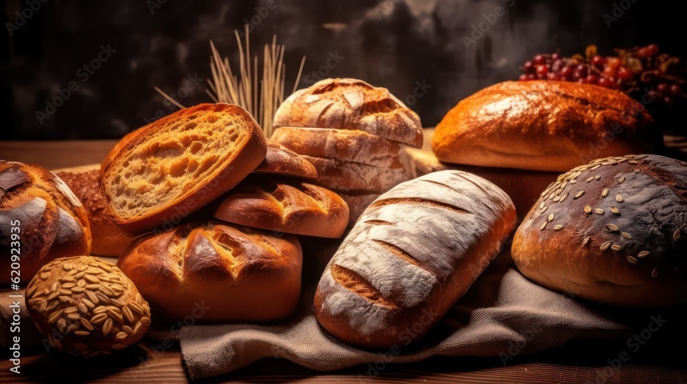 assortment of bread assortment of bread