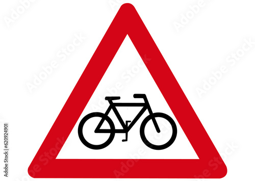 Schild Achtung Fahrrad