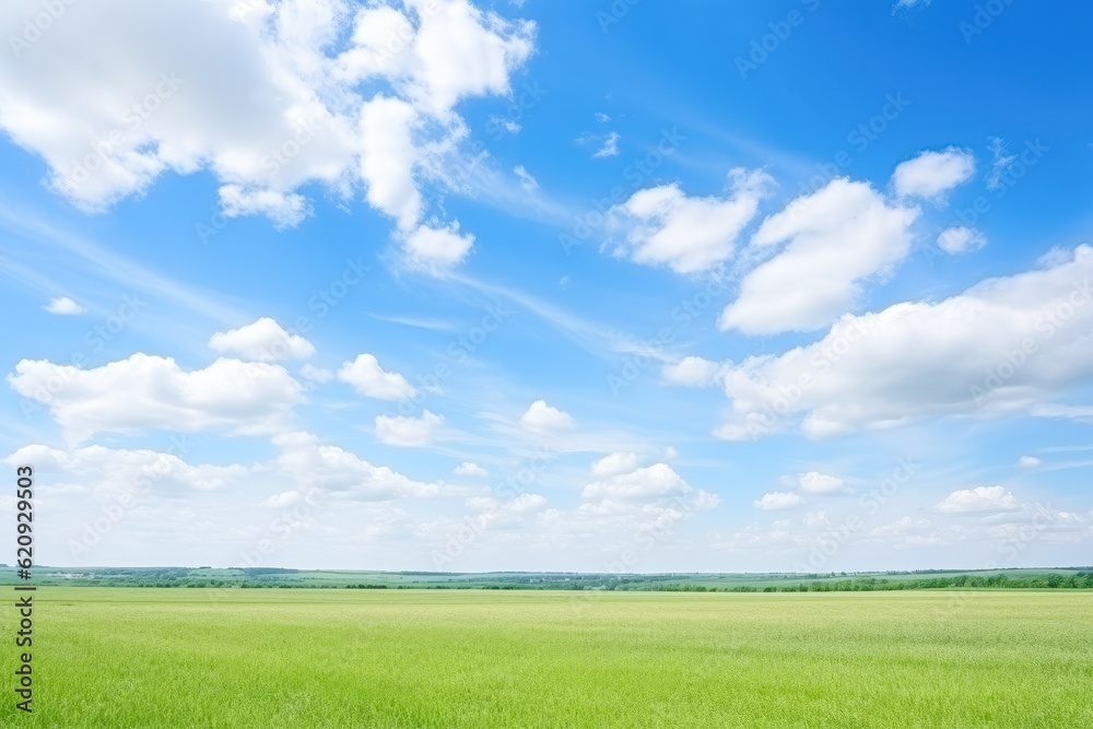 Blue sky over flat empty deserted background landscape. Empty field with blue sky. Blue sky over flat empty deserted background landscape. Empty field with blue sky.