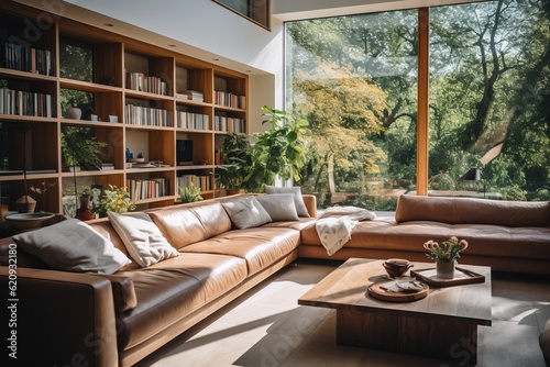 Smart Home Modern Interiors, Generative AI © fahmy