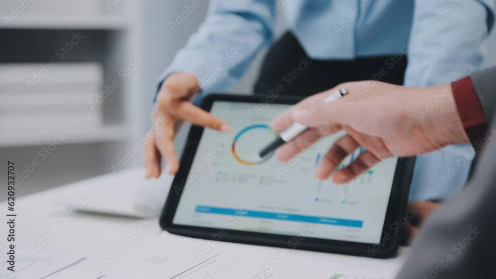 Close up of Business team analyzing income charts and graphs with modern laptop computer. Business analysis and strategy concept. Close up of Business team analyzing income charts and graphs with modern laptop computer. Business analysis and strategy concept.