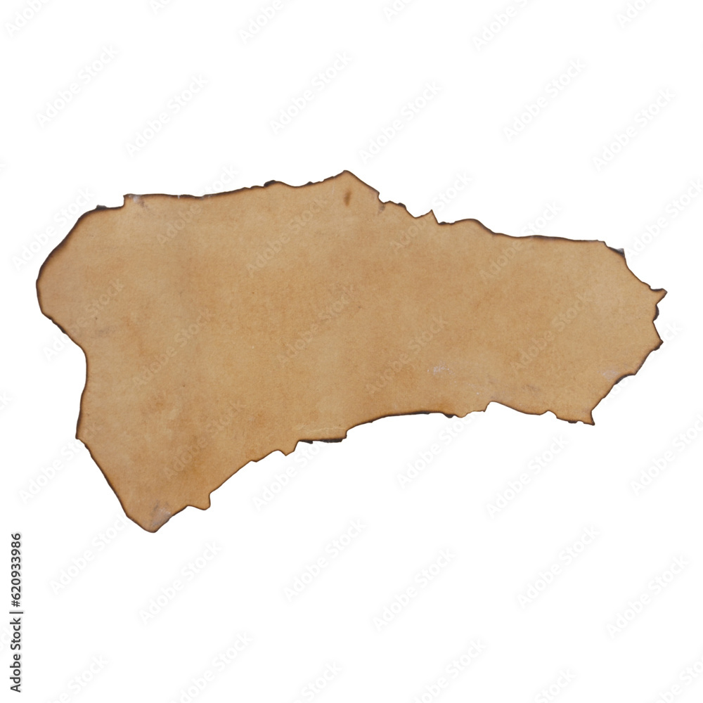 Brown Burnt Paper Cutout Brown Burnt Paper Cutout