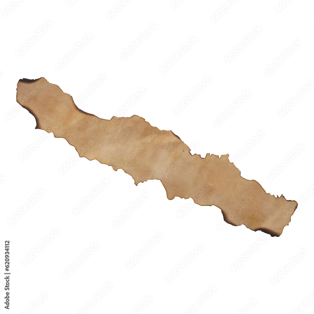 Brown Burnt Paper Cutout Brown Burnt Paper Cutout