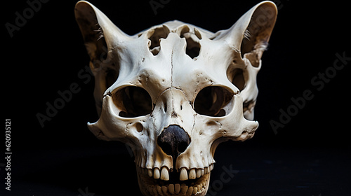 Cat skull.