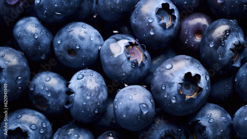 Fresh blueberry background