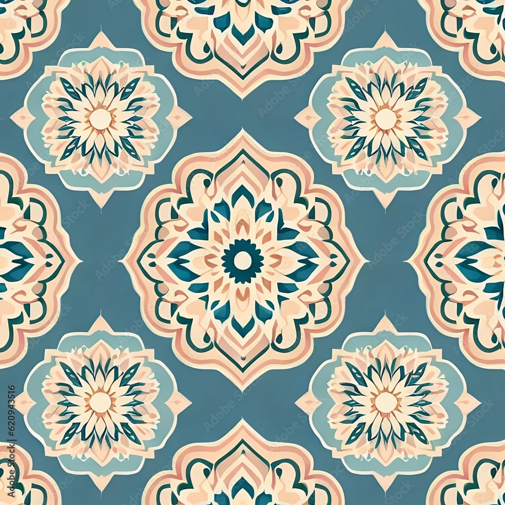 Background Medallion Pattern Generative AI Background Medallion Pattern Generative AI