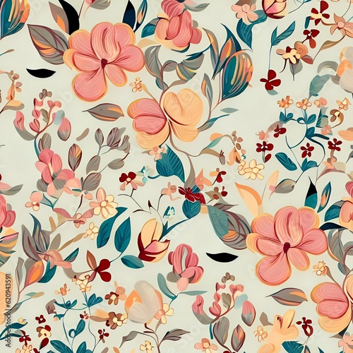 Background Leaf Pattern Generative AI