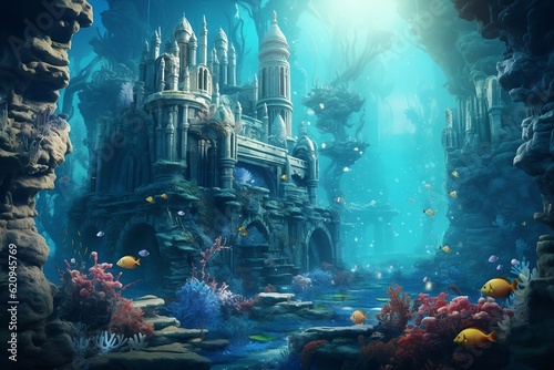 Ancient city underwater © maksim