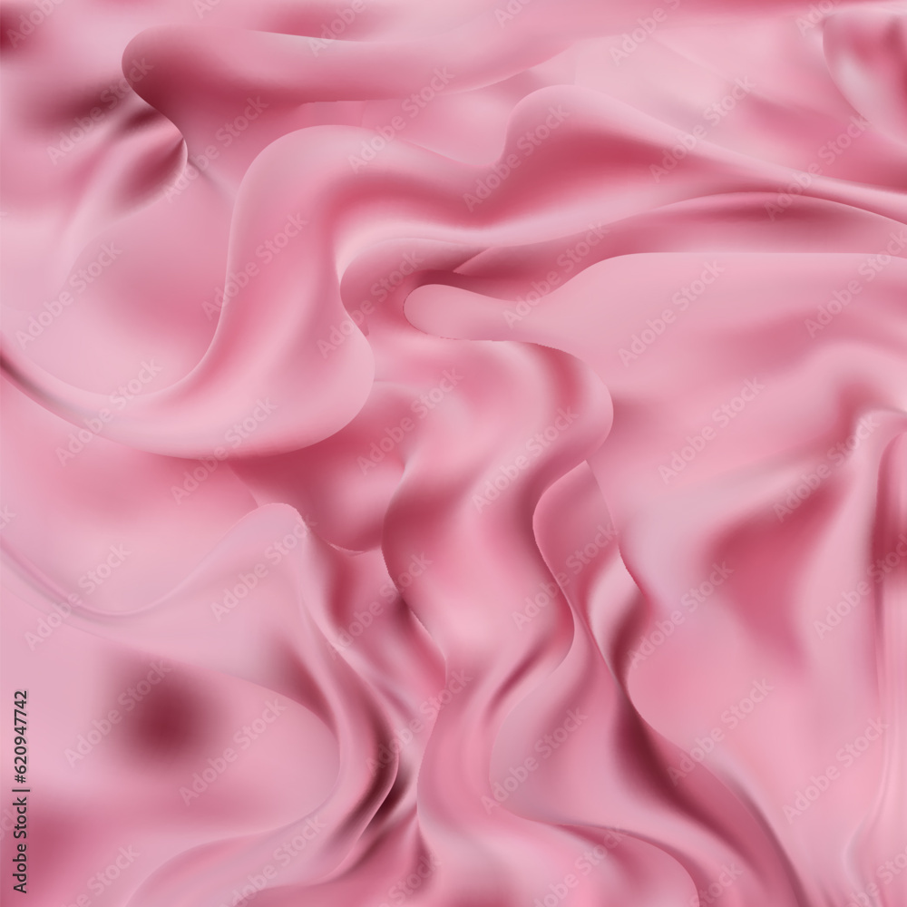 Obraz premium Close up of beautiful wrinkle purple fabric texture. eps 10