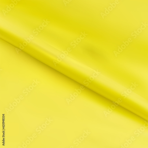 Soft yellow silky fabric. Romance, textiles, beauty and fashion. eps 10