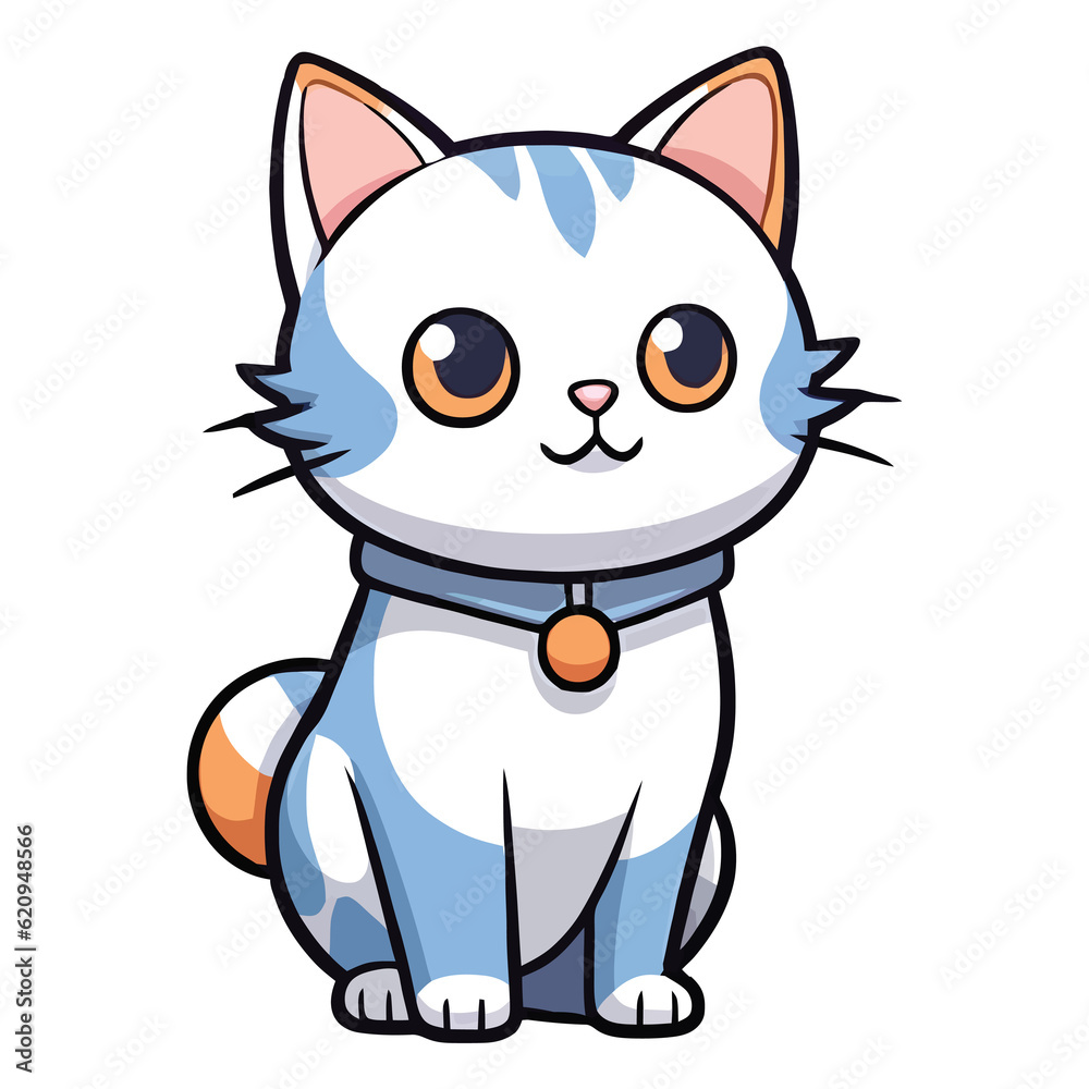 Purrfect Portrayal: Cute Singapura Cat in Artistic 2D Style Purrfect Portrayal: Cute Singapura Cat in Artistic 2D Style