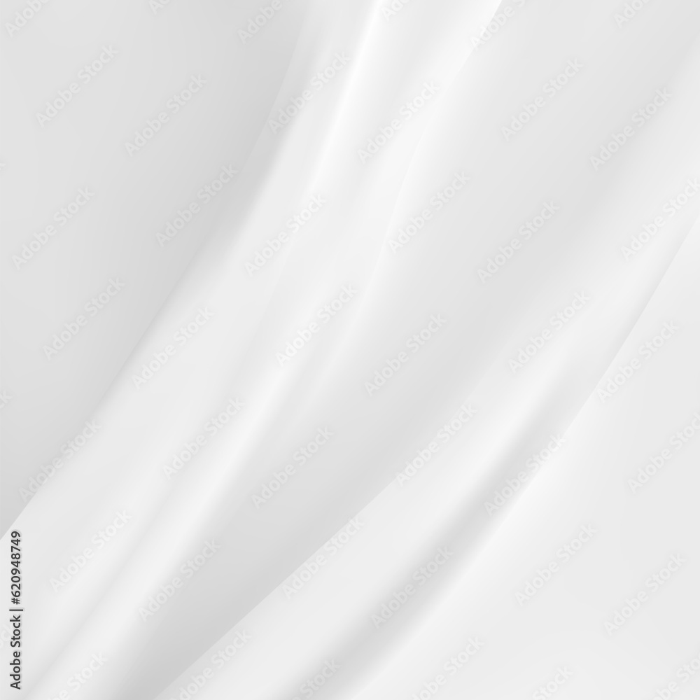 White cloth background abstract with soft waves. eps 10 White cloth background abstract with soft waves. eps 10