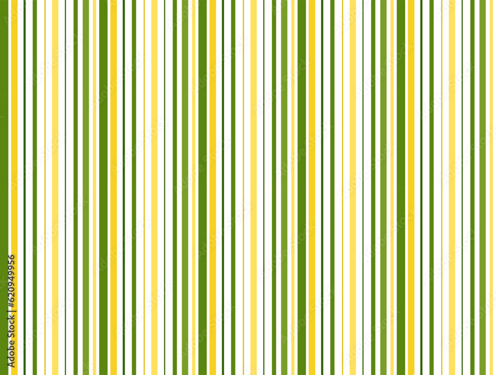 Vertical stripes of yellow and green in different widths. Vertical stripes of yellow and green in different widths.
