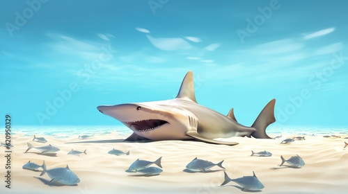 Wallpaper Mural dolphin on the beach Torontodigital.ca