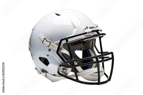 american football helmet isolated on transparent background, Generative Ai