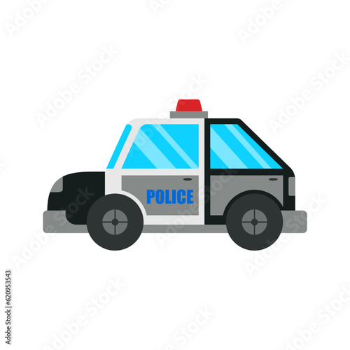 Airplane Cartoon Illustration. Toy Transport set in vector, the colorful version. Toys for kid games.