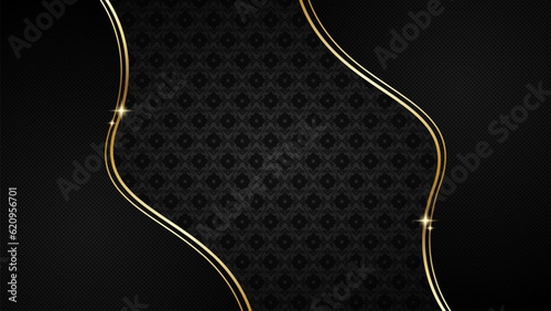 Premium card with gold elements, suitable for greeting card, invitation, etc.
