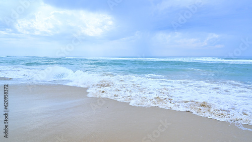 Waves on the beach.