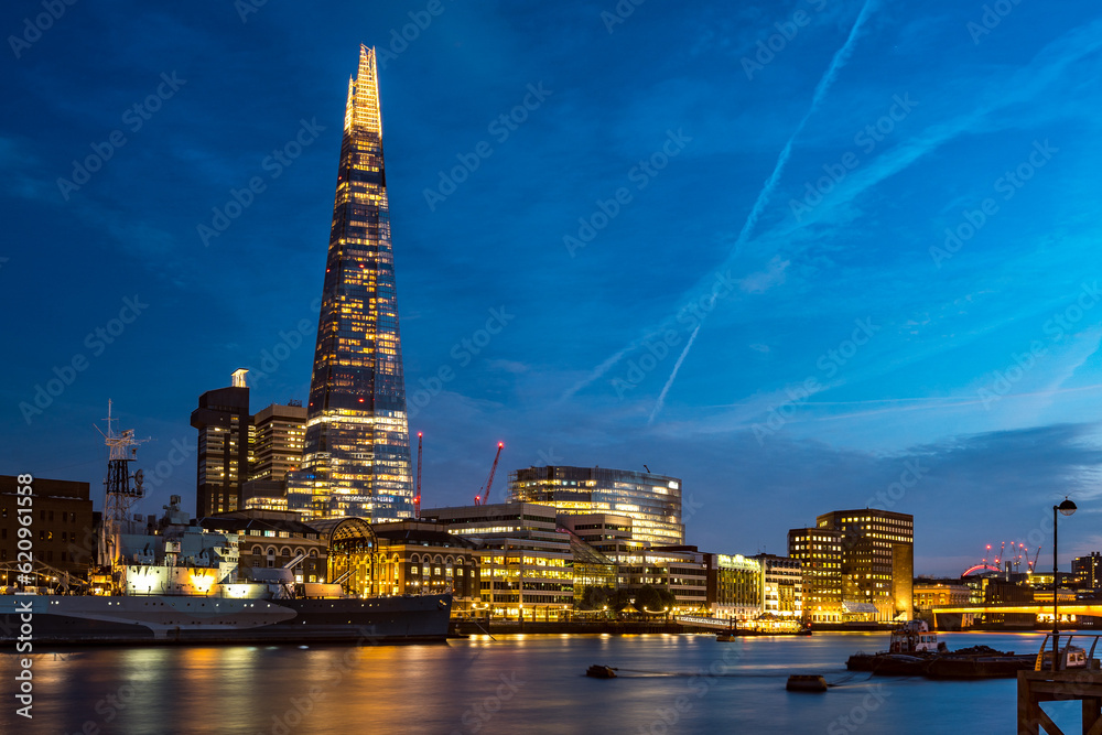 London, England - City skyline at sunset London, England - City skyline at sunset