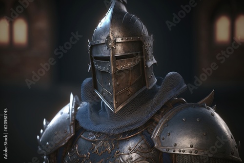 Medieval knight, Generative AI