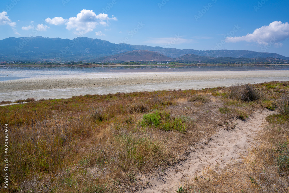 View of Igroviotopos Alikis salt lake and park, Kos, Dodecanese, Greek Islands View of Igroviotopos Alikis salt lake and park, Kos, Dodecanese, Greek Islands