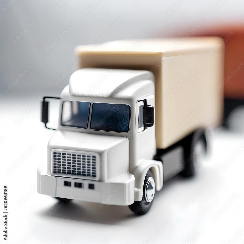 a toy car on white background,shallow depth of field, Ai Generative a toy car on white background,shallow depth of field, Ai Generative