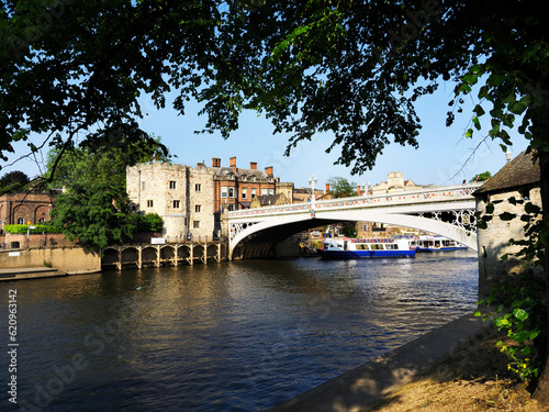 Lendal Bridge over the River Ouse, York, Yorkshire, England photo