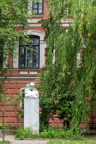 Taras Shevchenko monument in the university park in Kyiv. photo