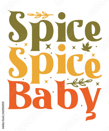 Pumpkin spice baby autumn fall svg design