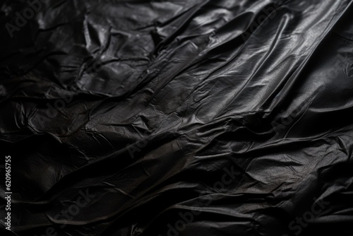 Black Plastic wrapping paper