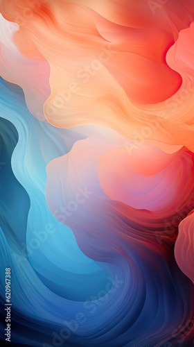 rainbow colored fluid swirl...