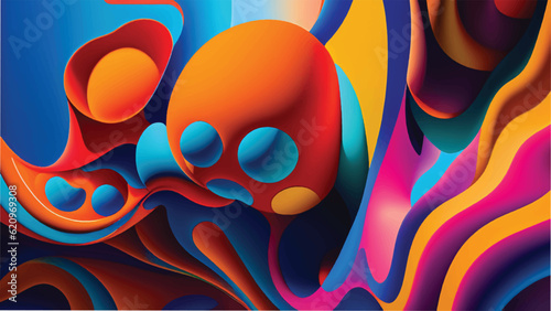 Abstract background with dynamic effect. Modern pattern. Vector illustration for design.