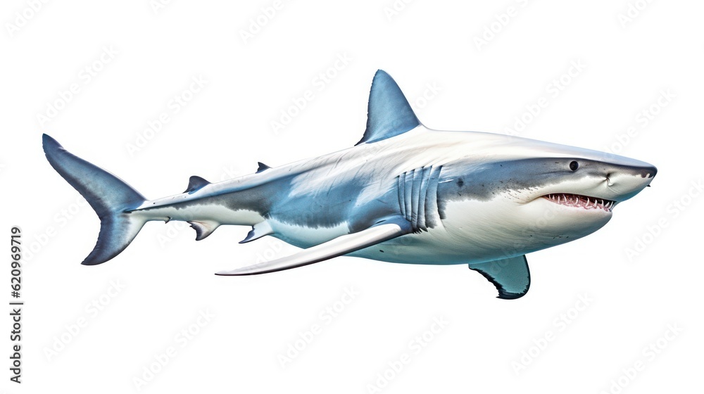 shark isolated on white background
