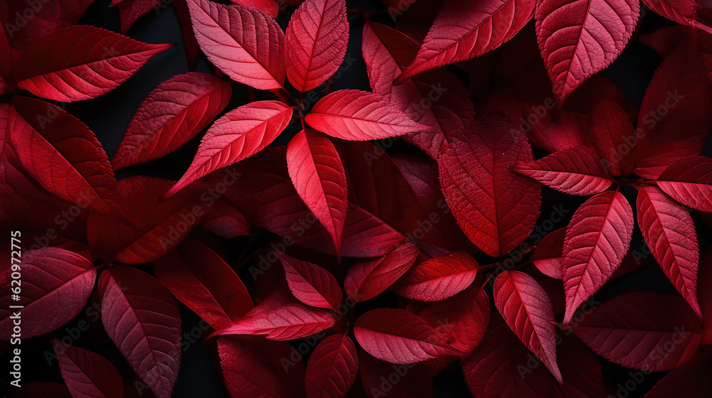 Top view paper autumn leaves arrangement. Generative Ai Top view paper autumn leaves arrangement. Generative Ai