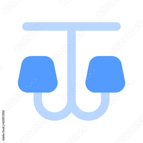 chandelier duotone icon