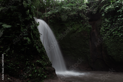 Tropical waterfall in Bali, Indonesia