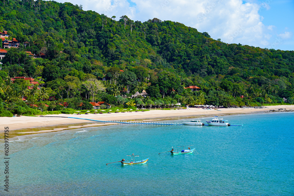 Ba Kantiang Beach on Koh Lanta island in the Andaman Sea, Krabi Province, Thailand