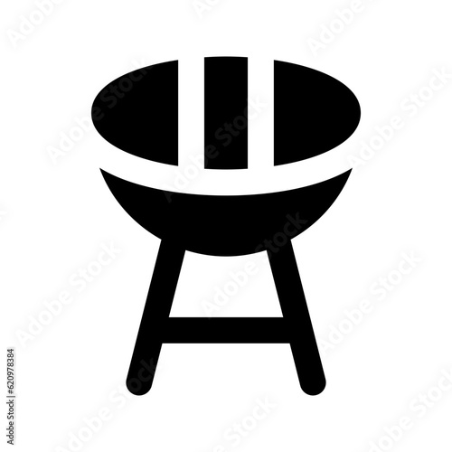 barbecue grill glyph icon