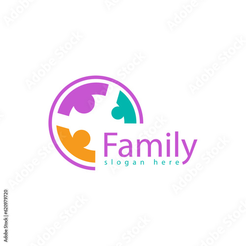 Family logo design and concept