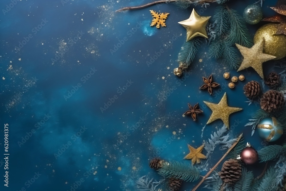 Christmas, background, stars, snowflakes, holiday, festive, winter, decoration, celebration