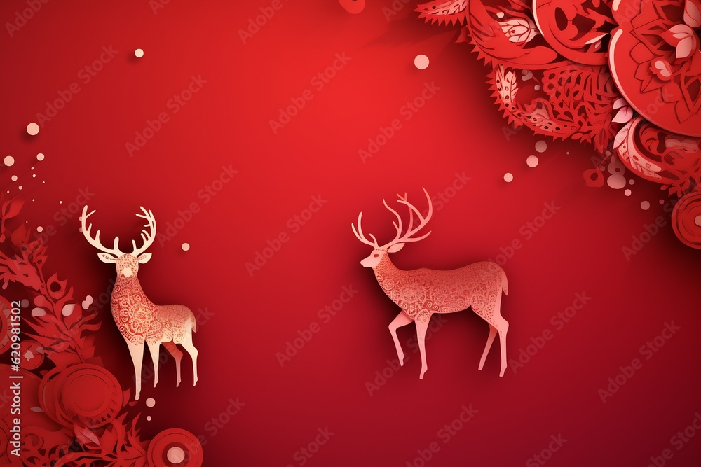 Red, blank, Christmas, background, design, holiday, festive, winter, decoration, festive background